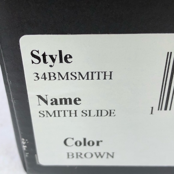 The Men’s Store Bloomingdales Smith Slide Brown Sandals - Picture 8 of 9